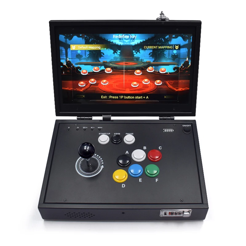 2024 Pandora Box S812L 23000 IN 1 Arcade Console with 14 Inch LCD Screen, Retro Video Game Machine, 8 Button Design PCB Board