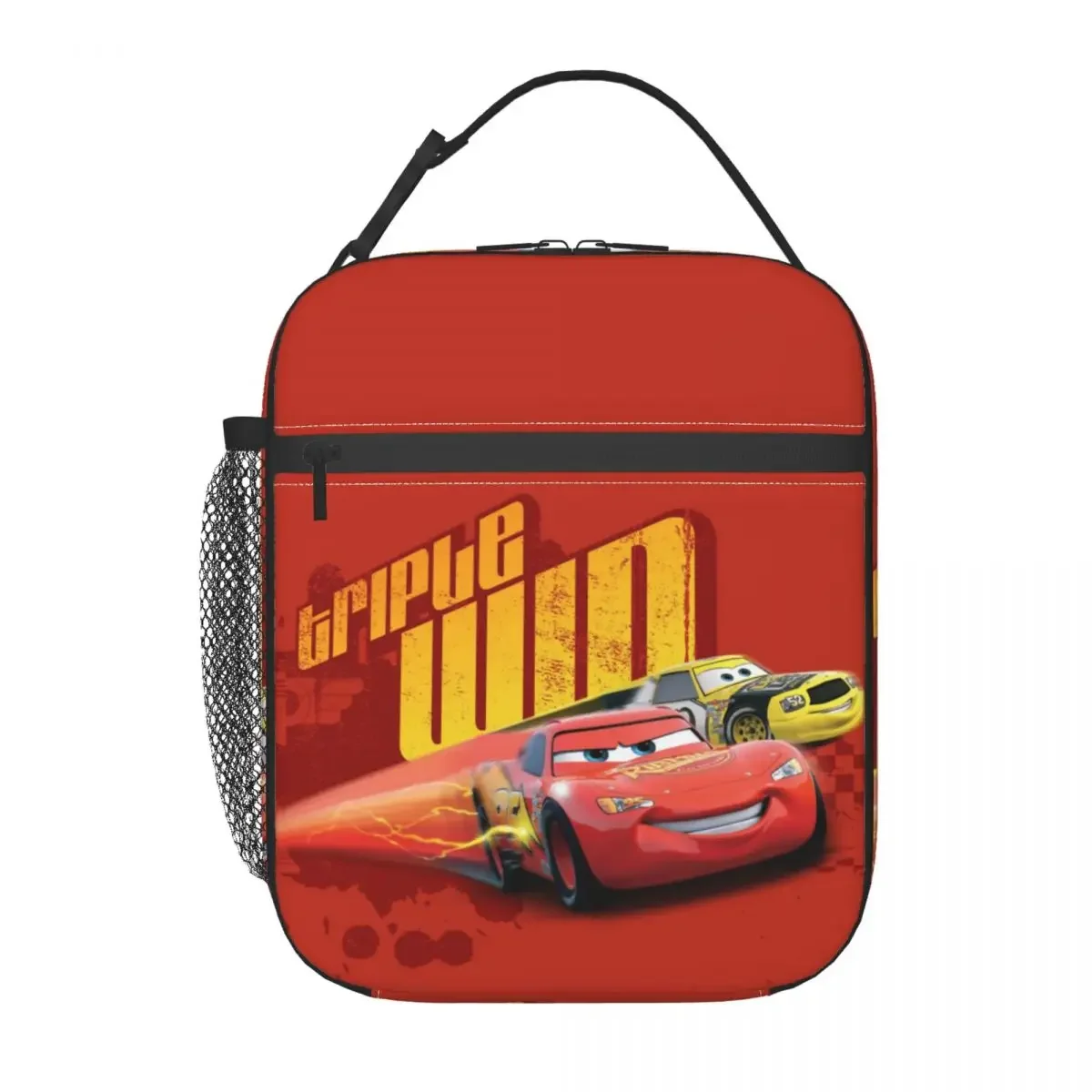 Custom Lightning McQueen Cars Lunch Bag Cooler Thermal Insulated Lunch Box per le donne Kids School Food Tote Bags portatili