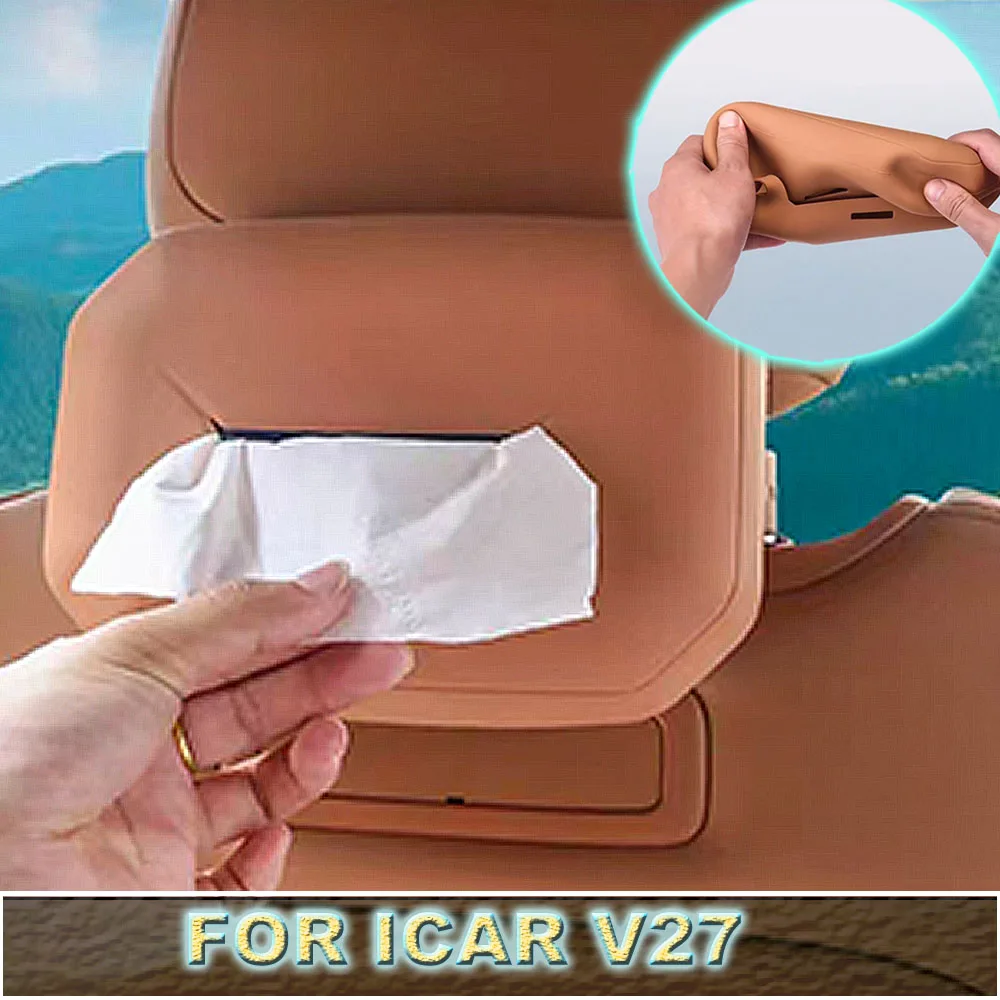 Automotive Interior Leakproof ABS Car Umbrella And Trash Bucket For ICAR V27 2026-2027