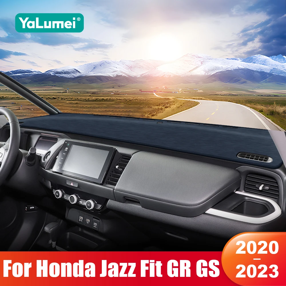 

For Honda Fit Jazz MK4 GR GS 2020 2021 2022 2023 Car Dashboard Sun Shade Cover Instrument Panel Mat Non-slip Pad Accessories
