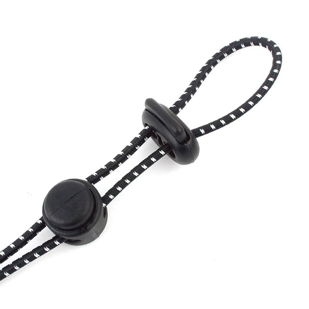 2ชิ้นกระเป๋าเป้สะพายหลังเชือกหัวเข็มขัดยึด Tongkat hiking เสายางยืดสำหรับกระเป๋าเป้สะพายหลังอุปกรณ์ปีนเขา