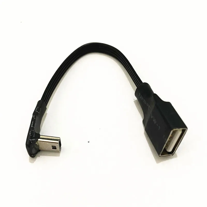 Кабель Mini usb otg из мягкого силикона, кабель Mini USB «папа»-«мама» usb2.0 OTG для подключения автомобильного U-диска 0,1 м/0,2 м