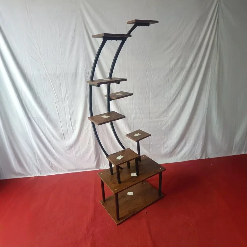 Wielopoziomowy kwietnik balkonowy do wnętrz, wielopoziomowy kwietnik podłogowy do salonu, stojak na rośliny.