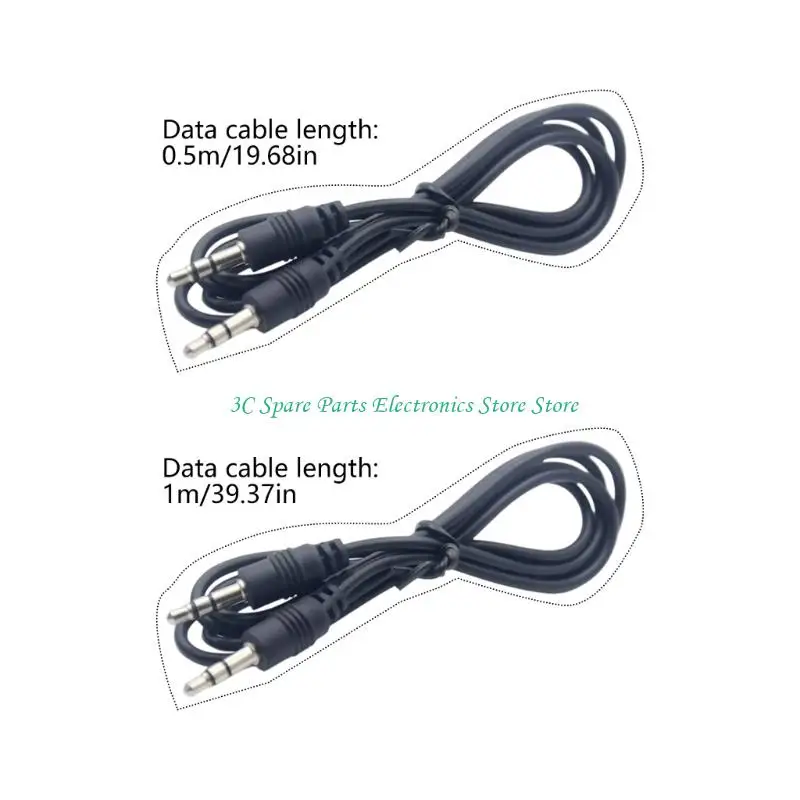 Cable auxiliar SZ 3,5 mm Diseño antiinterferencias Construcción flexible Cable audios 1/8