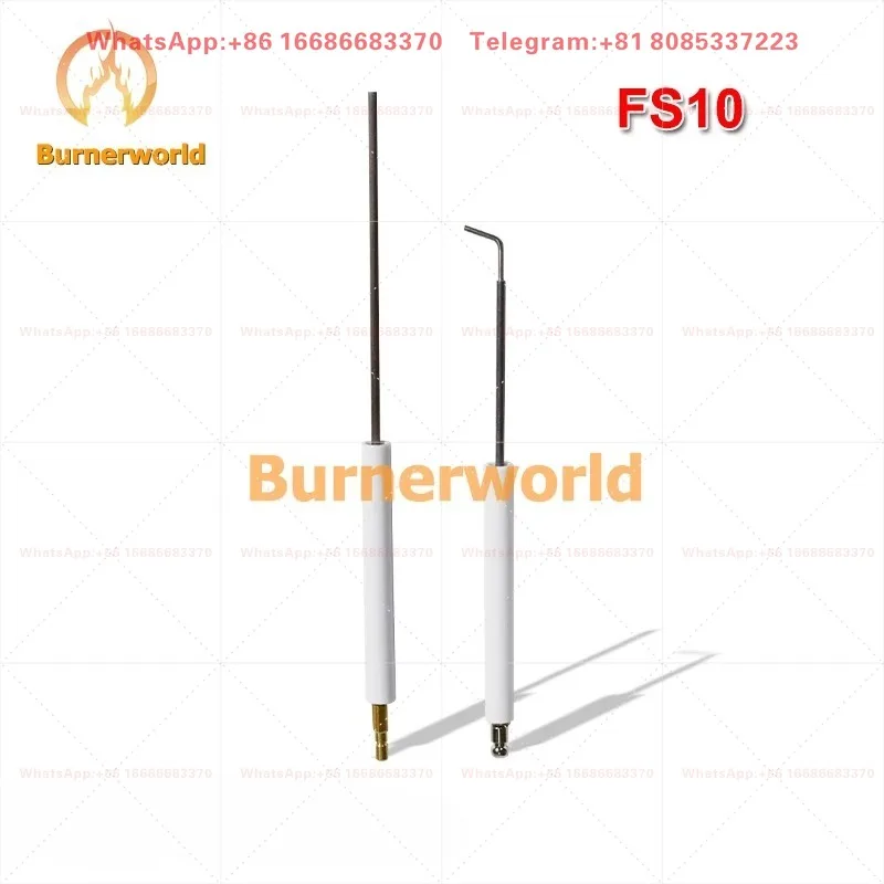 Riello FS10 FS20 Burner Iion Electrode  Ion probe  RielloGS5 GS10 GS20 Burner Spark Plug Ceramic Electrode Flame Detection Probe