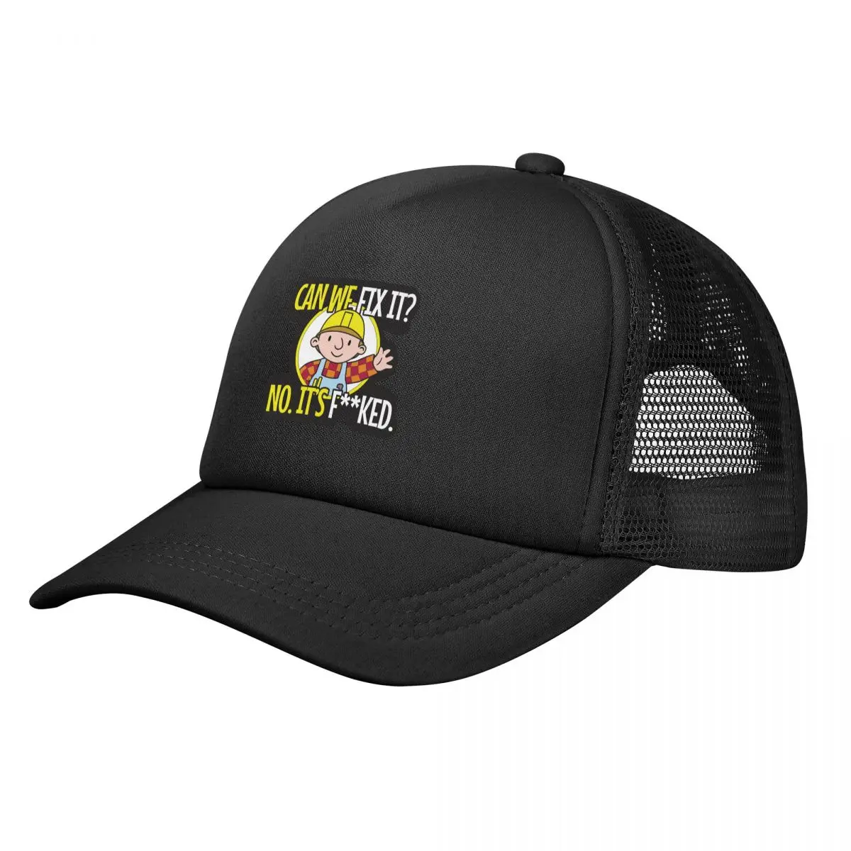 

Can We Fix It Unisex Adult Mesh Baseball Cap for Spring and Summer