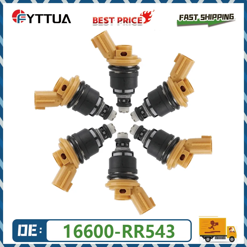 4/6pcs Fuel Injector 16600-RR543 16600RR543 For Nismo Nissan Skyline 300ZX Z32 RB25DET VG30DETT SR20DET KA24