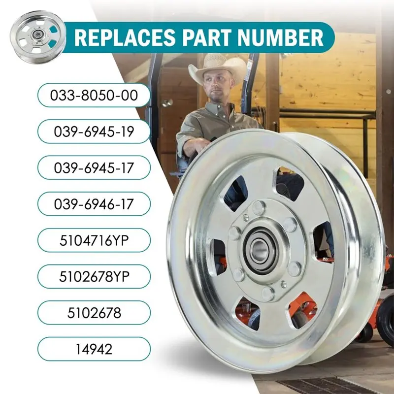 Split Idler Pulley For Bad Boy Maverick/MZ/-Boom