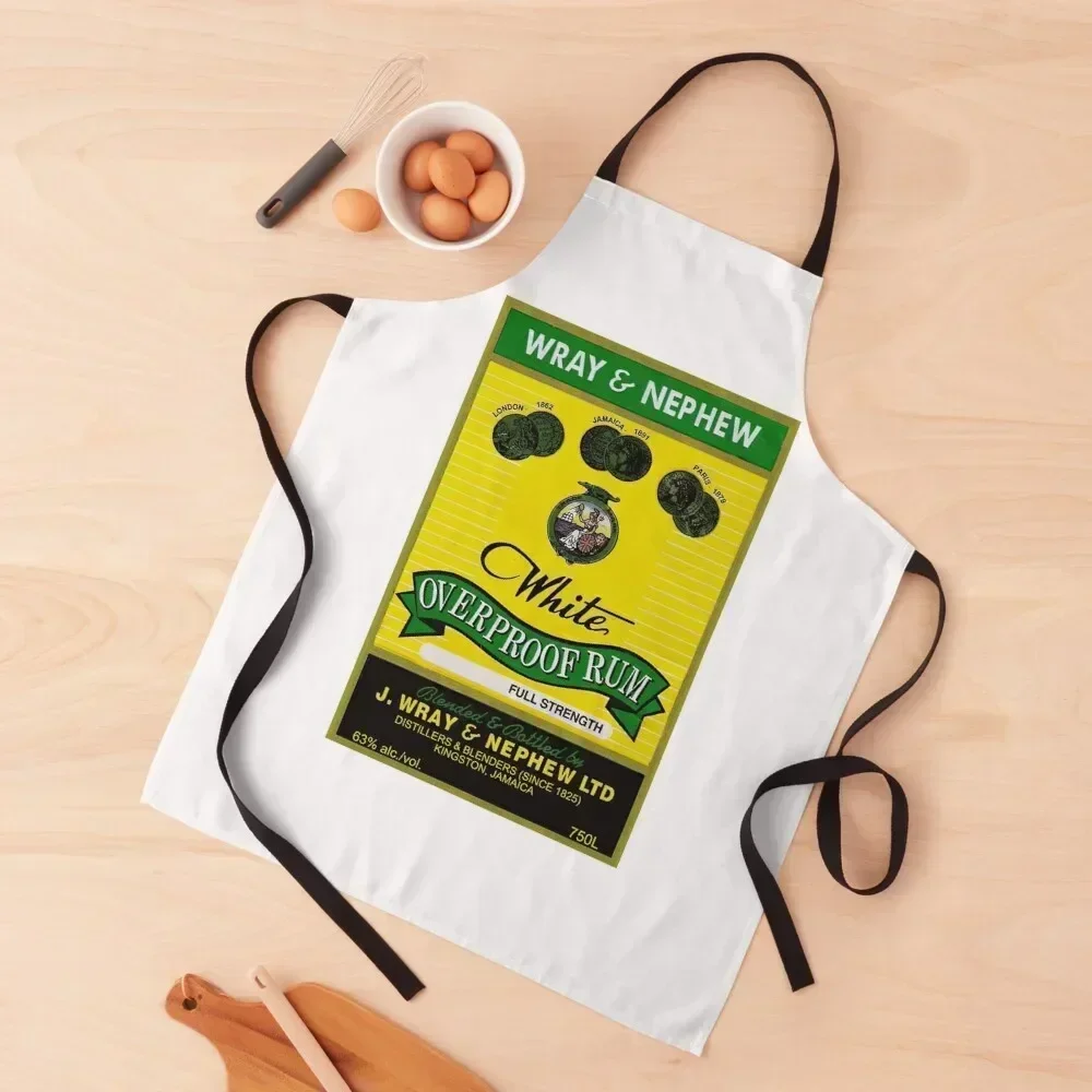 

Wray & Nephew Apron Waterproof women Kitchen Things And For Home Christmas gift For Cosmetologist Apron
