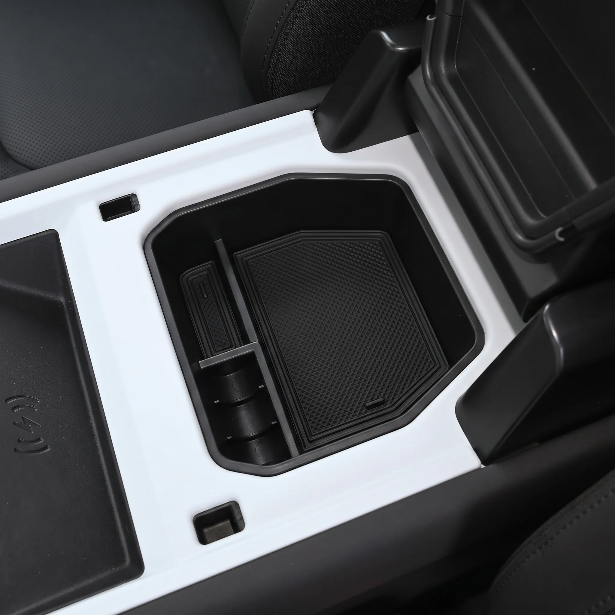 Custom Fit Armrest Box Insert Tray for Land Rover Defender 90 110 2020+ ABS Storage Organizer Divider Interior Accessories