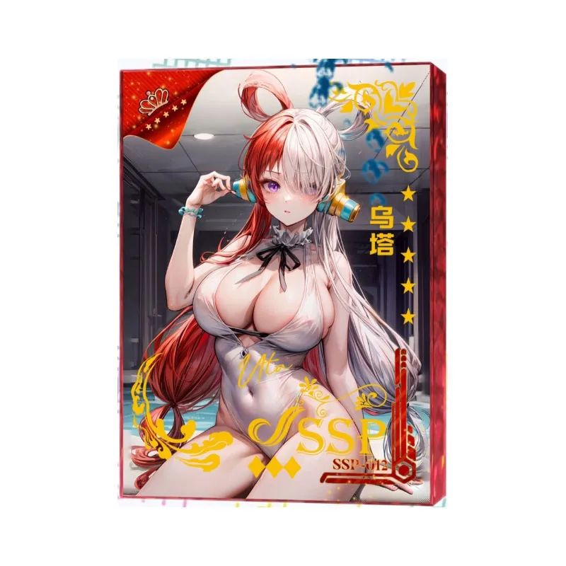 Meet The Goddess Ssp Series Nami Keqiang Beelzebul Anime Rare Bronzing Collection Flash Card Cartoon Toy Card Christmas Gift