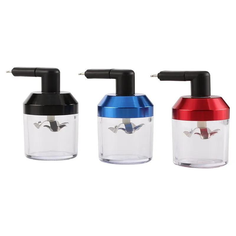 1PC Electric USB Torch Shape Grinder Crusher Crank Leaf Cigarette Manual Hand Spice Pepper Miller Cutter