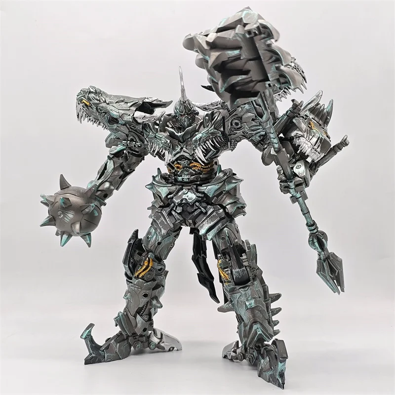 BAIWEI TW1034 Robot de transformación 5 versión de película 23cm dinosaurio Grimlock figura de acción juguetes Deformables