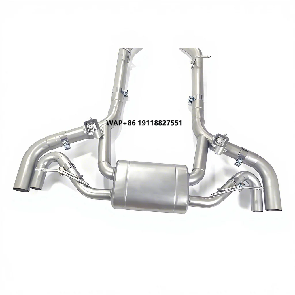 DOSbenz C43 GLC43  3.0T Performance Exhaust System Automotive Steel Pipe with Remote Control 304 Valve Muffler