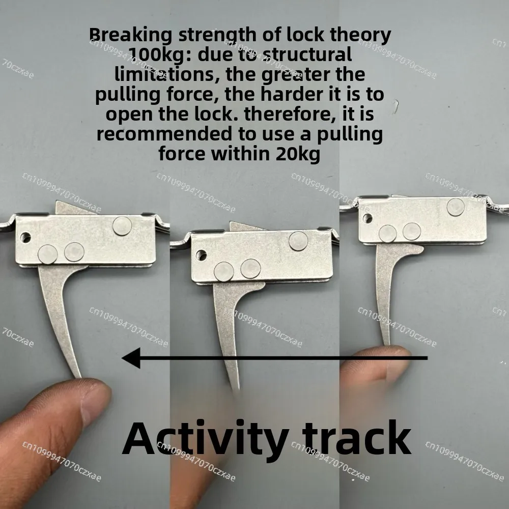 

Stainless Steel Machine Tool Positioning Lock Press-type Machinery, Lock-down Positioning Lock Wire Rope Lock Bow and Arrow