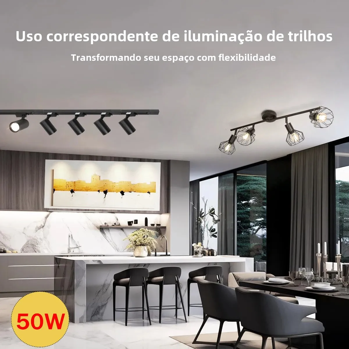 rail-d'eclairage-plafonniers-rail-d'eclairage-rail-d'eclairage-ensemble-50w-spot-led-pour-Eclairage-de-cuisine-magasin-de-vetements-magasin-maison-rail-d'eclairage-led