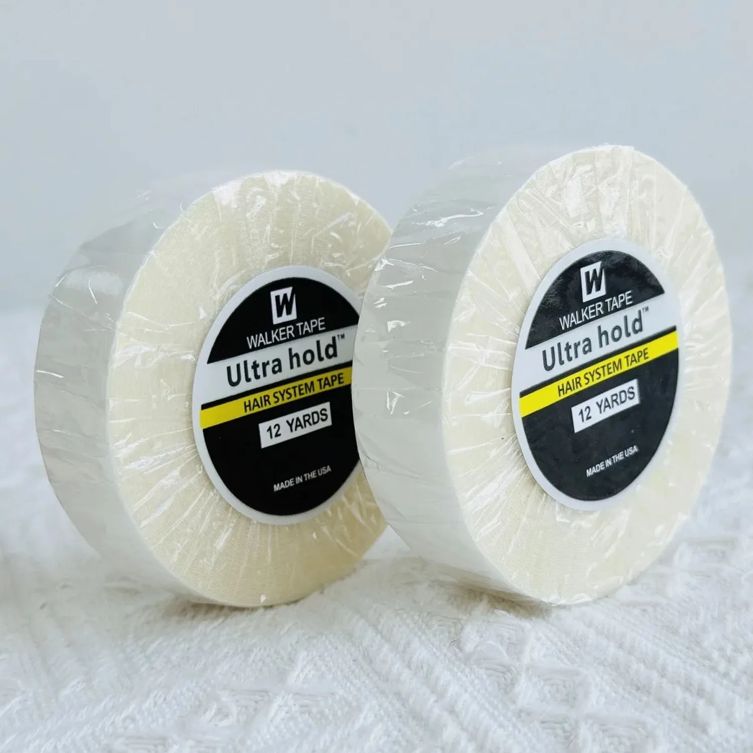 1 рулон, 12 ярдов, 2/1/0,8 см, белая ультрафиксирующая поддержка, двухсторонняя водонепроницаемая клейкая лента для наращивания волос/парик/кружевной парик