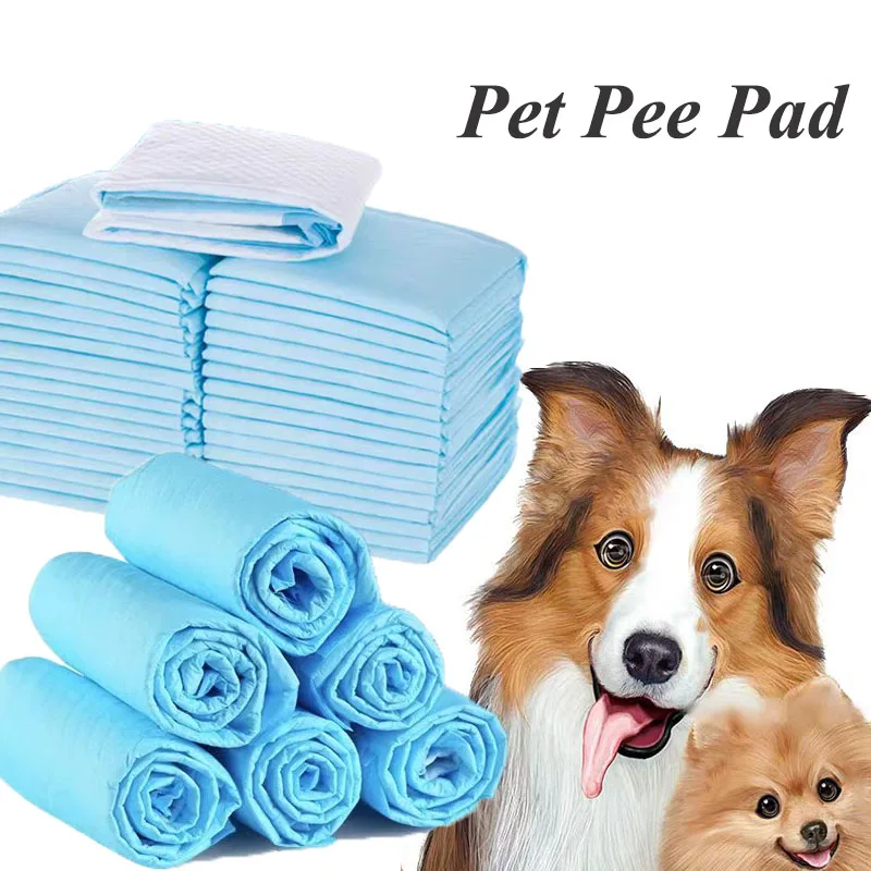 Super Absorbent Pet Diaper Dog Thick Pee Pads Quickdry Disposable Urine Nappy Mat For Cats Dog Diapers Deodorant Pet Supplies