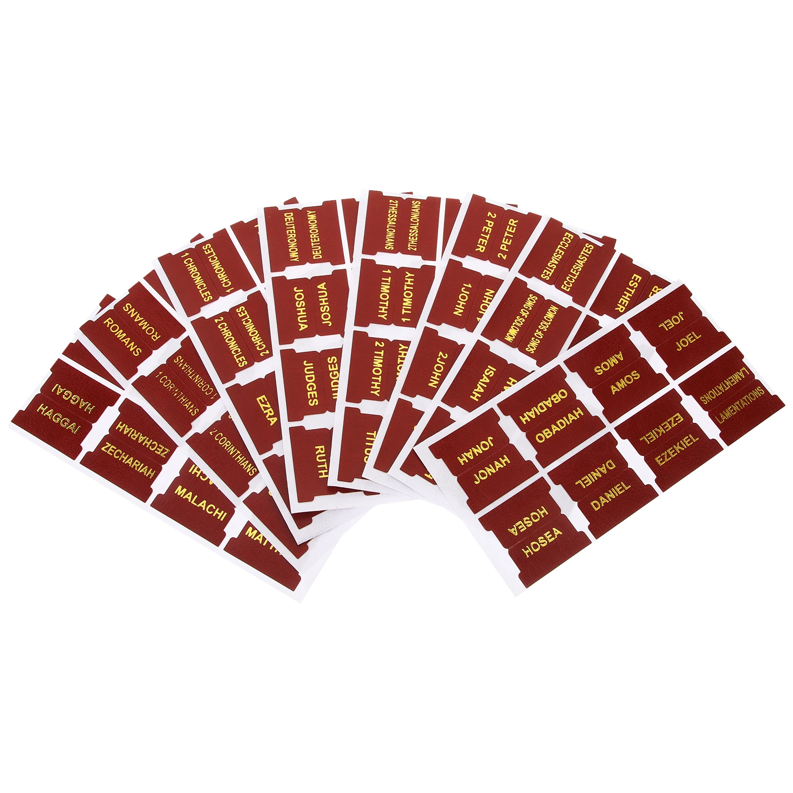 

1 set Bible Labels 66 Index Tabs 14 Blank PU Bookmarks for Study Bible Journaling Supplies Reading Markers
