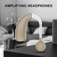 Rechargeable Hearing Aid for Seniors With Noise Reduction, Hearing Aid for Hearing Loss, Sound Amplifier With Volume Control