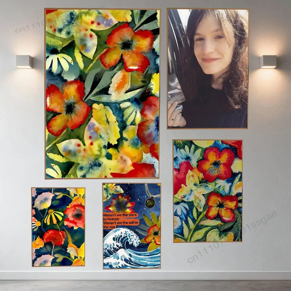 

Adrianne Lenker Songs Album Poster Wall For Sticky Decoration Waterproof Home Living Room Bedroom Bar