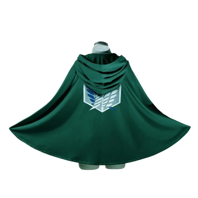 Halloween Anime Hooded Cape Scout Corps Cosplay Costumes Green Shawl Badge Attack on Titaning Cloak Cosplays Accessories Cloak