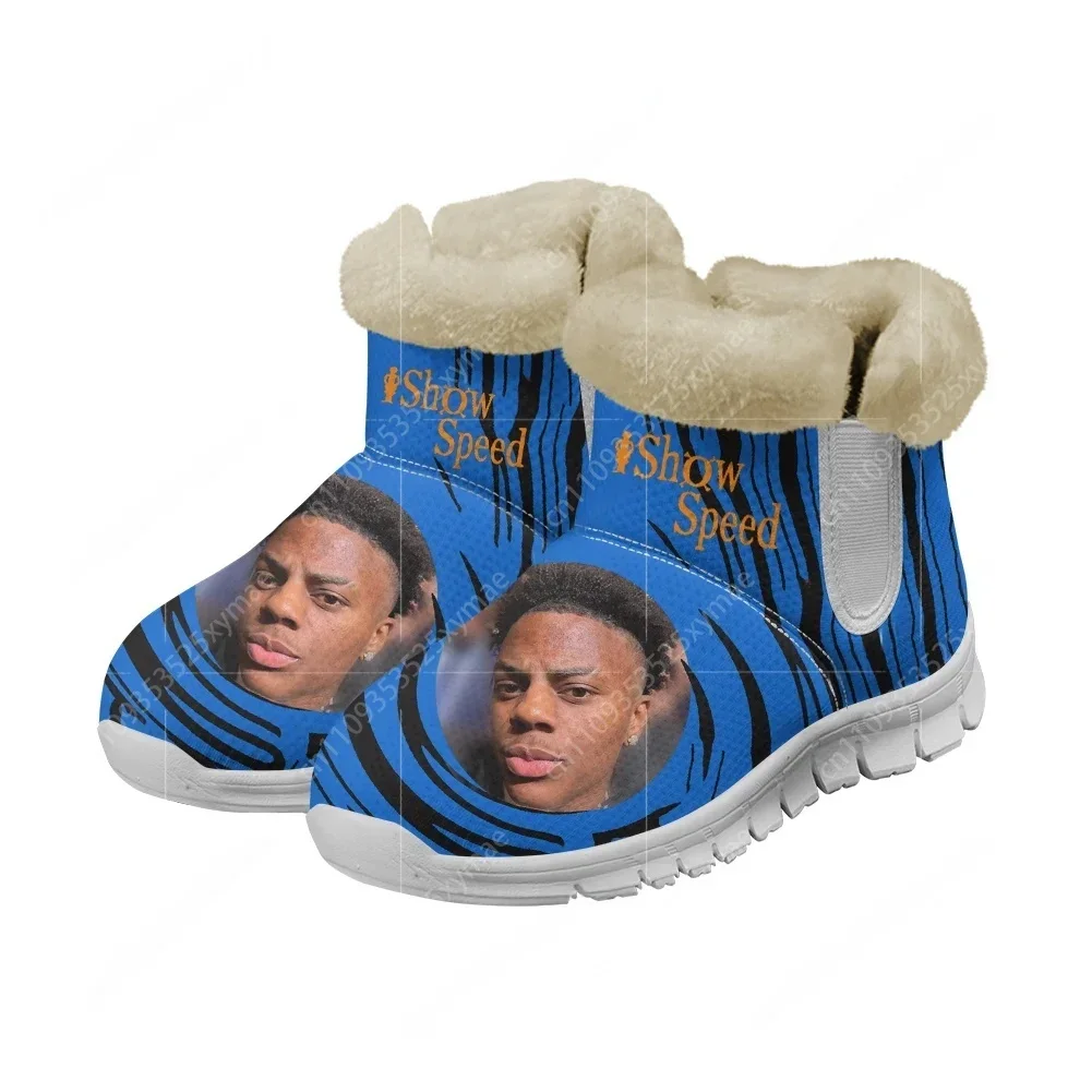 

IShowSpeed Американские рэперские ботинки Snow Boots для мужчин и женщин, утепленные, легкие, повседневные, плюшевые, утолщенные кроссовки в стиле джангл