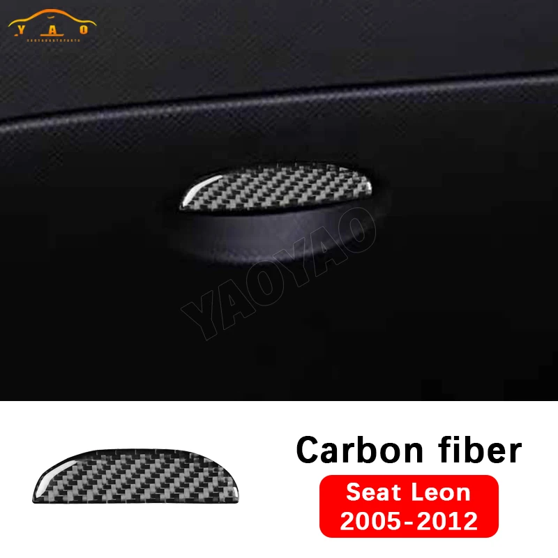 

Car Sticker For SEAT Leon 2005 2006 2007 2008 2009 2010 2011 2012 Car Co-Pilot Storage Box Trim Decorate Accessories