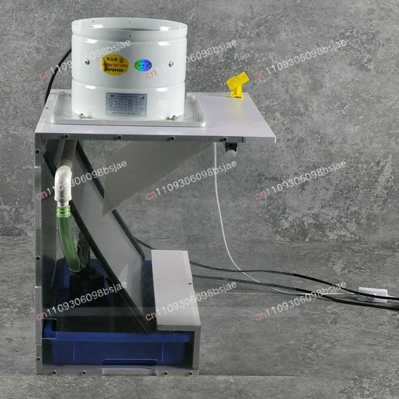 Professional Paint Booth for Gunpla & Model Spraying, Portable Water Curtain Spray Booth with Exhaust Fan