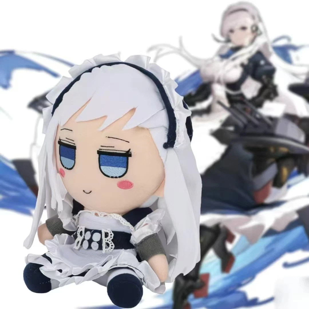 20CM Nieuwe Kawaii Azur Lane Belfast ‌   Pluche poppen Schattig katoen Spel Anime Figuur Randapparatuur HMS Belfast ‌   Gevuld knuffelspeelgoed Geschenken