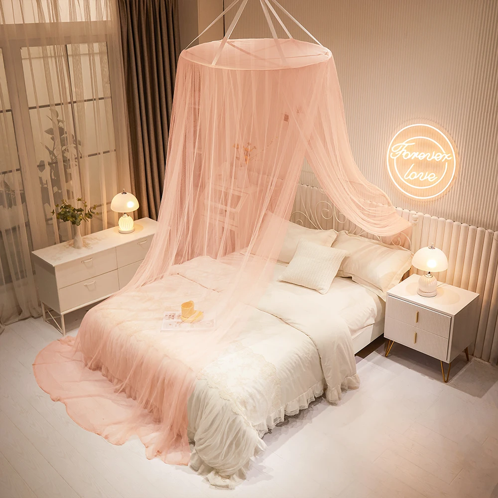 YANYANGTIAN Dome Mosquito Net Summer Baby Double Bed Curtain Girls Room Decoration Mosquito-killer Children Tent King Size Bed