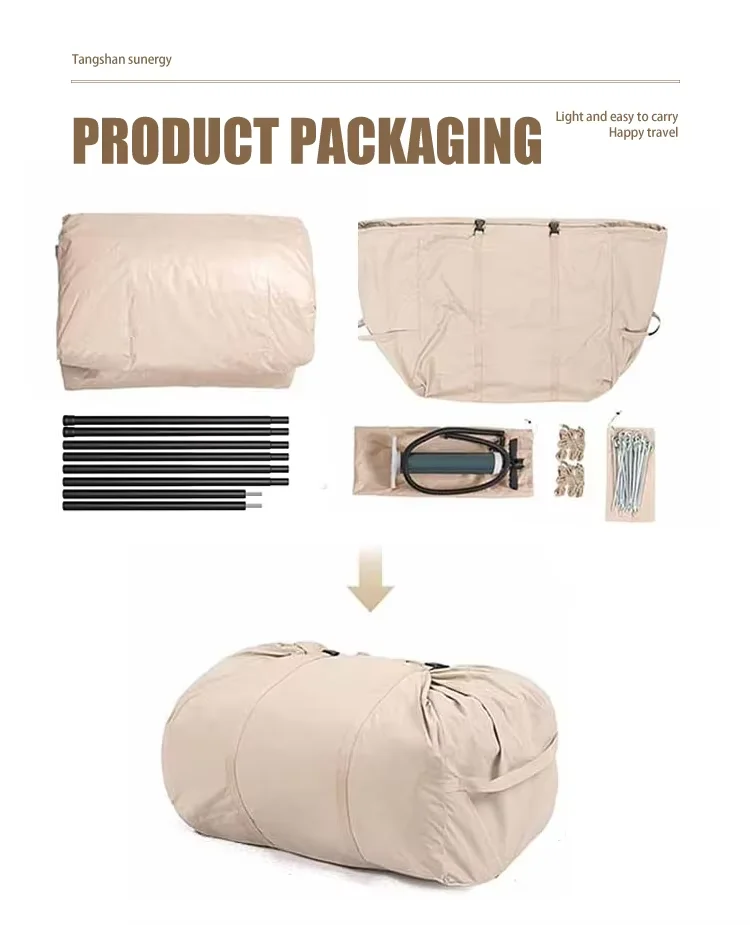 

12 Square Meter Portable Inflatable Tent Unique Oxford Fabric Camping Tent Manufactured for Convenience