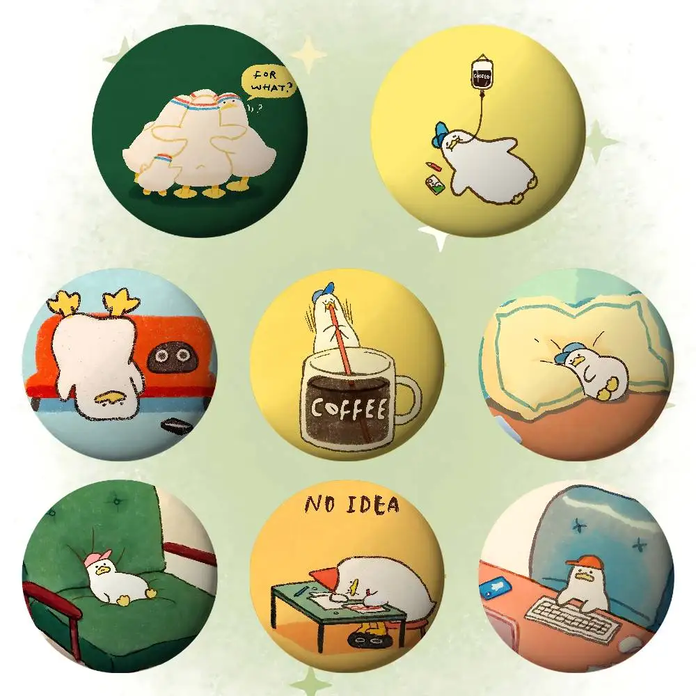 S-Ssebong Art Badges Tinplate Soft Button Pin Brooch Metal Badge Custom Jewelry Accessories Hat Bag Lapel
