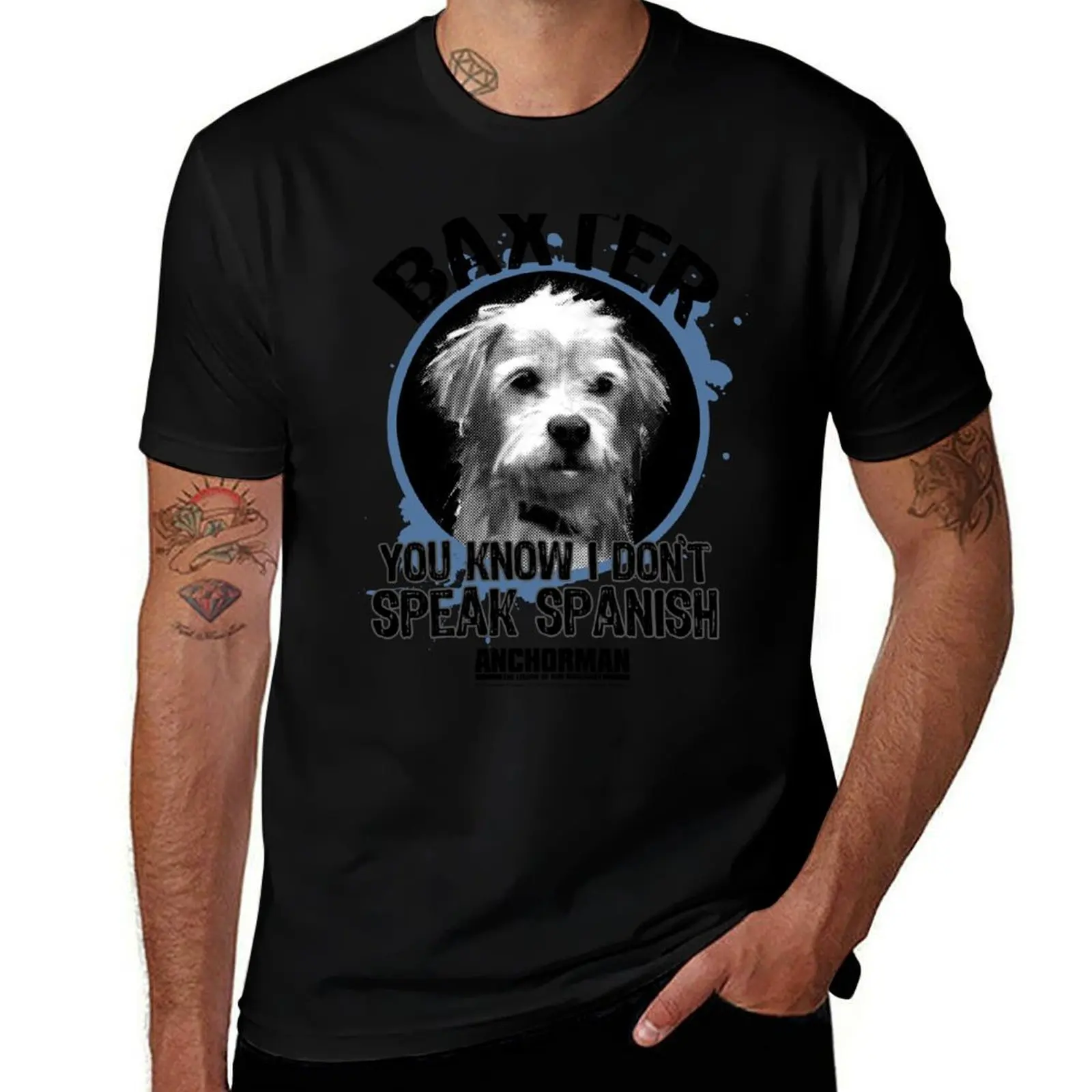 

shirts Anchorman Portrait cotton Spanish You man man Don't I anime Speak shirts for T-Shirt t Know Baxter t