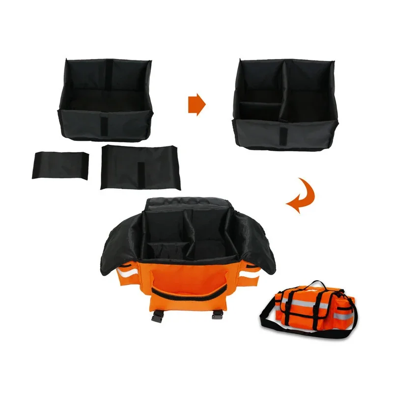 Kits de primeros auxilios vacíos, bolsas de Camping de emergencia médica, Kit de supervivencia, autodefensa, completo, profesional, enfermería,