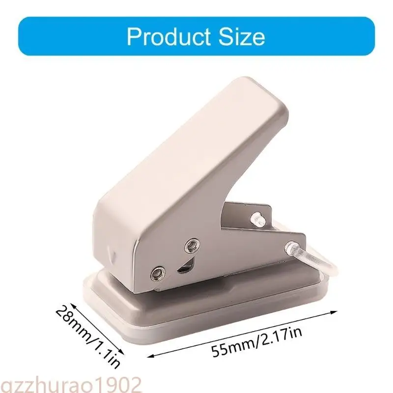 97QB 2 PCS Single Hole Punching Punching Handheld Hole