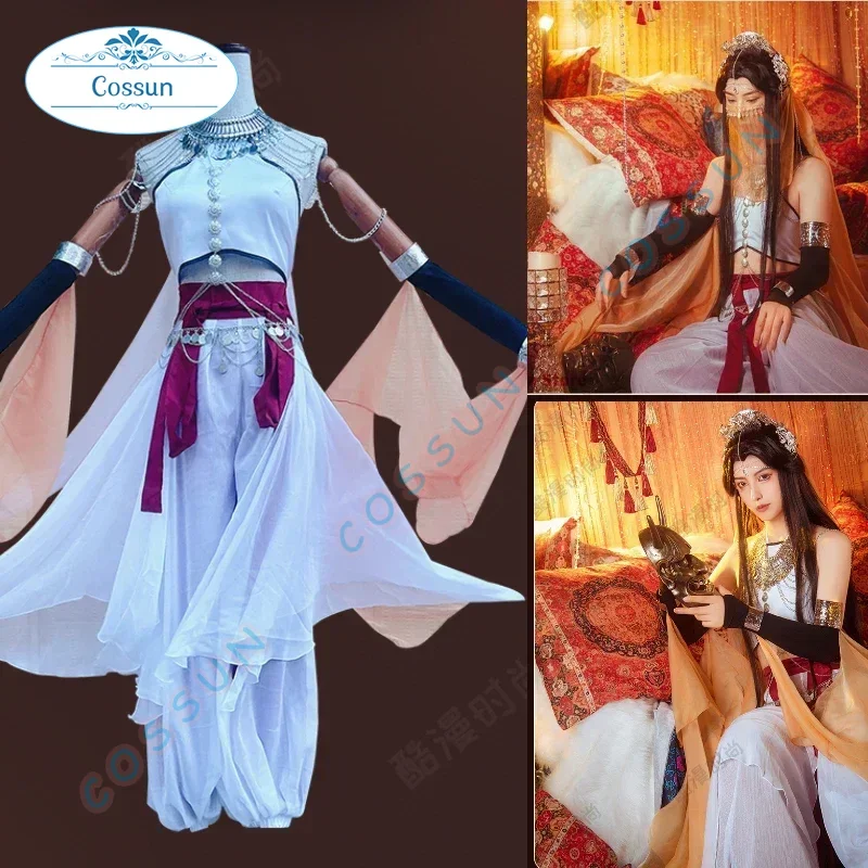 Xie Lian Cosplay Chinese TV Series TGCF Tian Guan Ci Fu Costume Hua Cheng Xie Lian Yue Shen Loulan Cos Hanfu Dress Birthday Gift