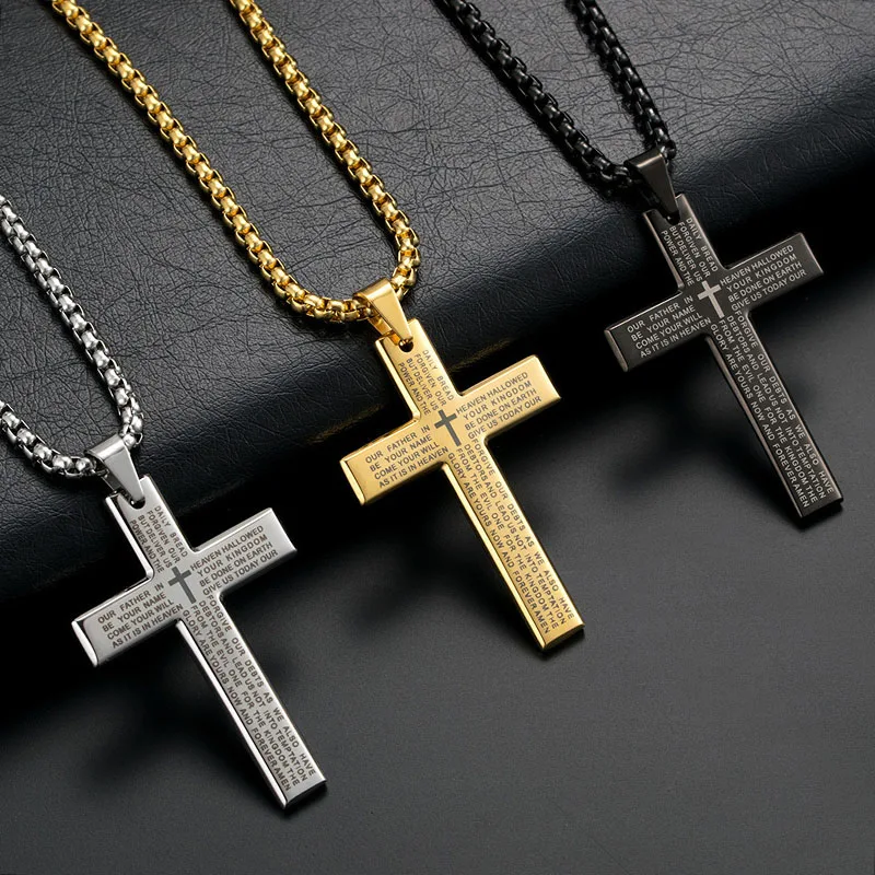 crucifix first communion necklace boy