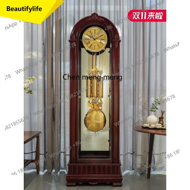 

M46 немецкие напольные часы с механизмом Helmler для гостиной, большие часы для сидения, ретро европейские вертикальные маятниковые часы