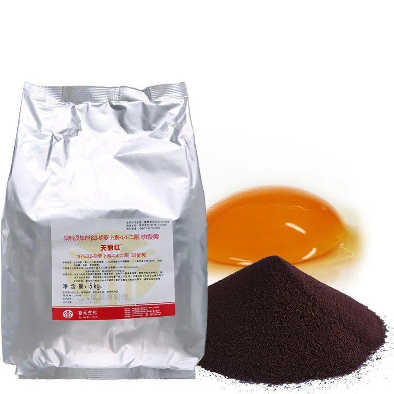 Red Canthaxanthin Chicken Feed Additives, Duck Fish Feed Additives, Animal, Carofila, 16,8%