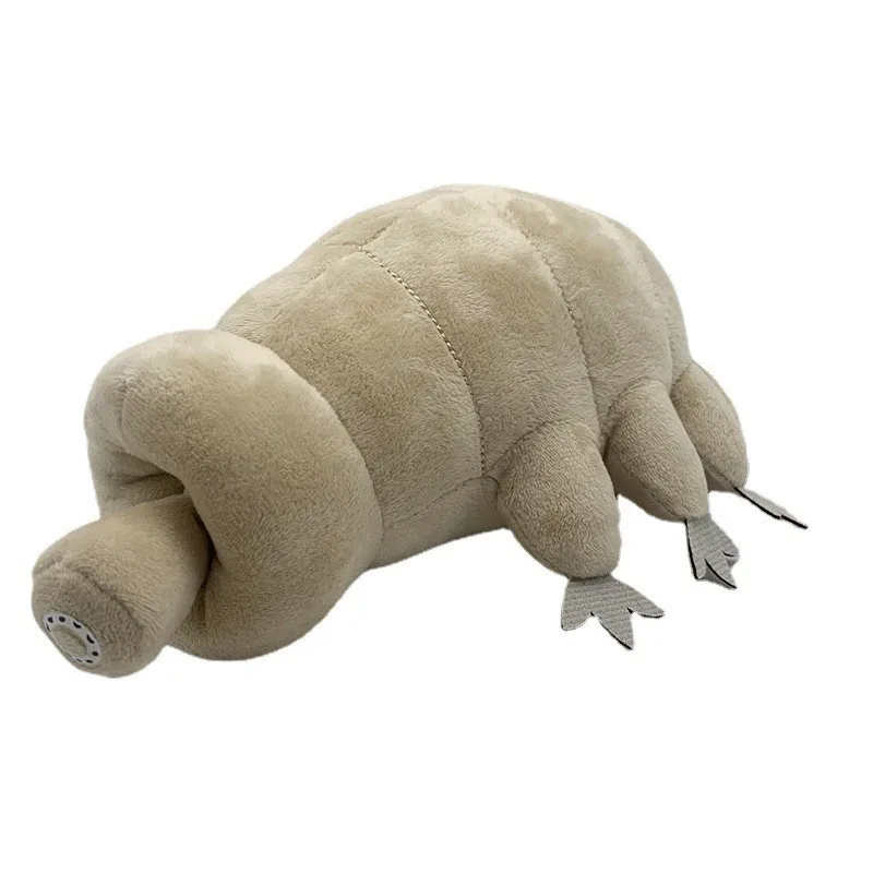 25CM Cute Tardigrade Plush Toy Soft Stuffed Animal Toy Lovely Water Bear Insect Doll Kids Educational Hot Toy Boys Birthday Gift