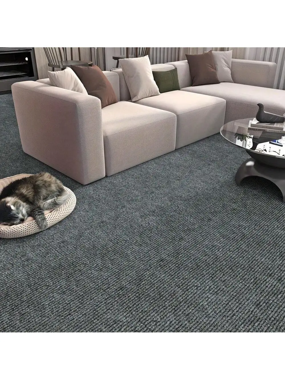 23.6 X 78.7 inch, cut and reusable stairs and corridor mats, self-adhesive carpet mats, cat carpet scraping sofa protector