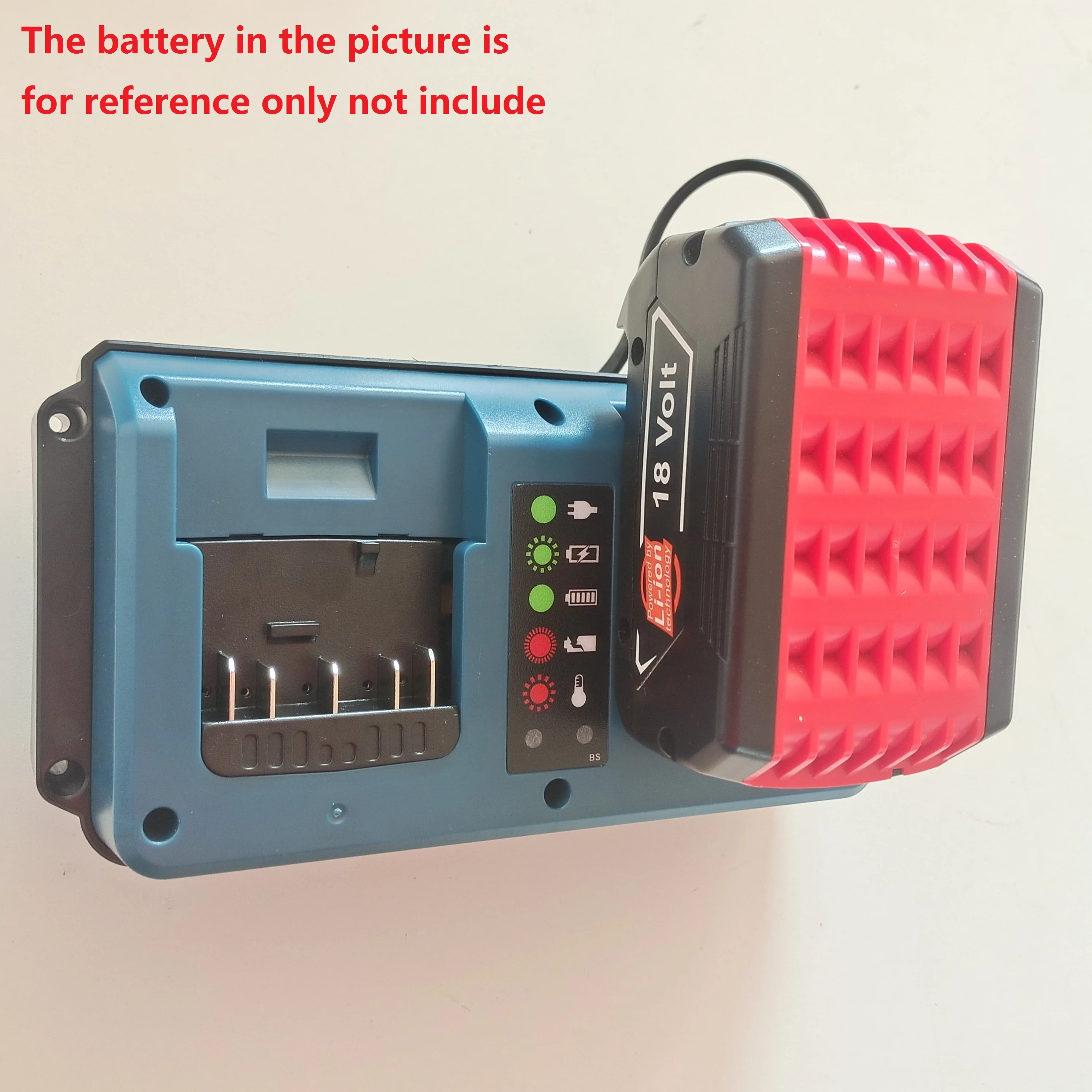 

Высококачественное портативное зарядное устройство для литий-ионных аккумуляторов с двумя портами для Bosch 18V 14.4V BAT609G BAT618 BAT618G BAT614, для электрических дрелей, хит продаж