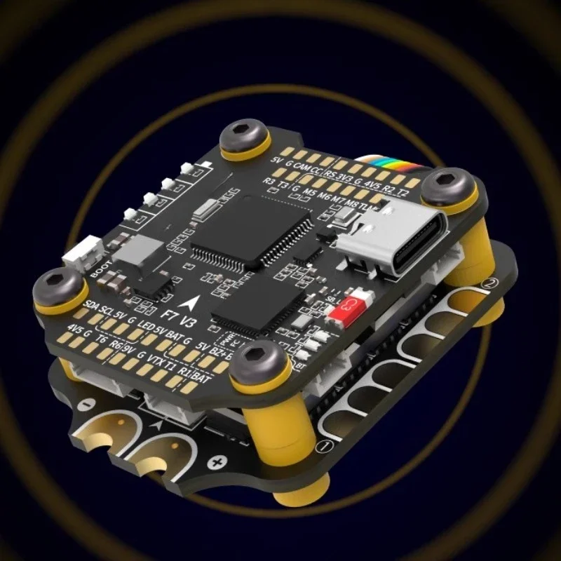 SmCp32-Bit 50A ESC 128KFPV Crossing Machine F722 Flight Control Bluetooth Parameter Tuning