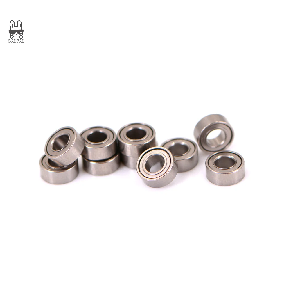 10pcs Mini Bearing steel bearing Rolling Ball Bearings MR63ZZ 3*6*2.5mm