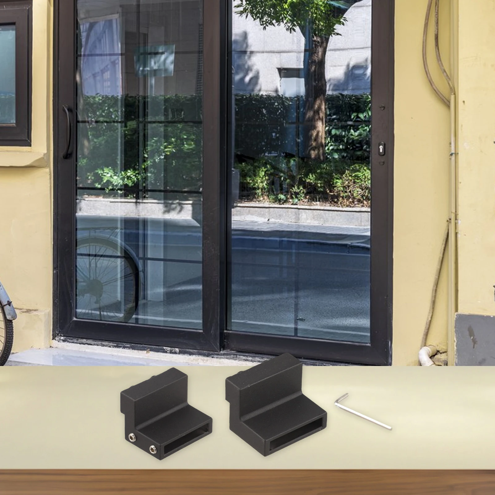 Adjustable Door Stopper Sliding Door Rail Stopper Noise Reduction Seamless Installation Sturdy And Reliable Door Installation
