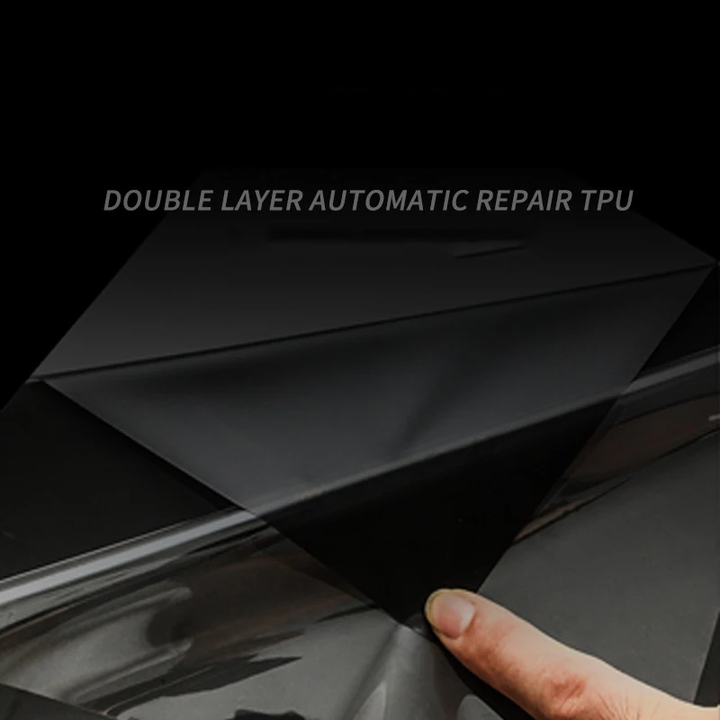 Car Headlight Protection Film Matte Black Tone Change Light Transmission Film Repair Scratch Protection Vinyl Film For Headlight