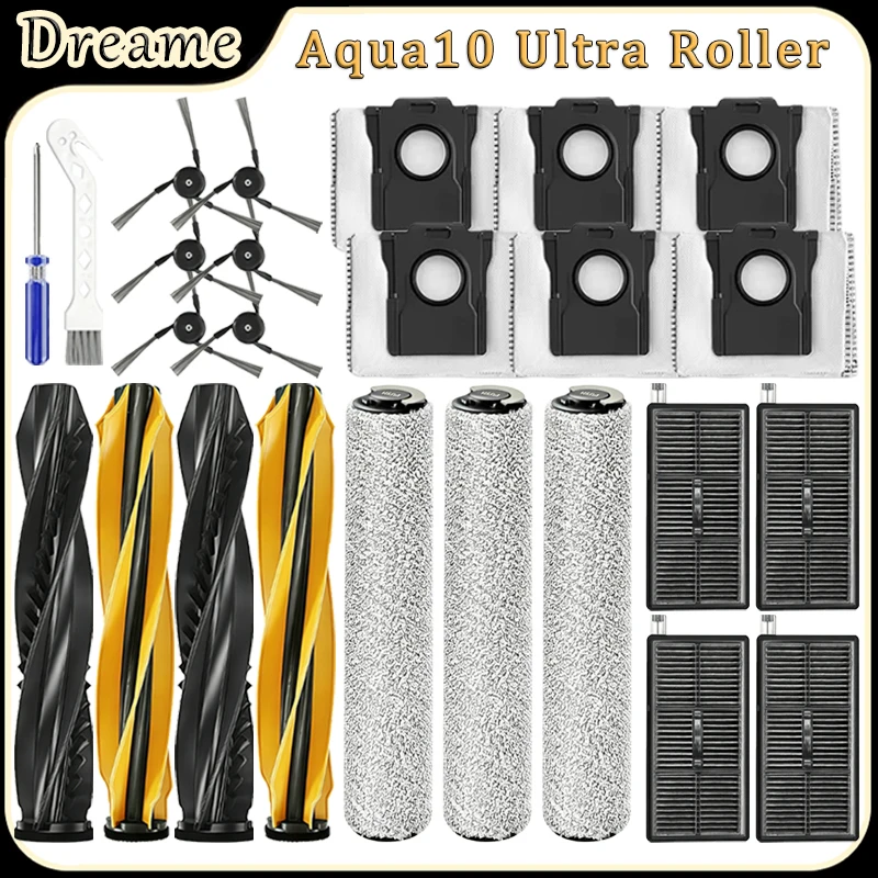 for-dreame-aqua10-ultra-roller-robot-vacuum-accessories-main-side-brush-hepa-filter-roller-mop-cloth-dust-bag-replacement-parts
