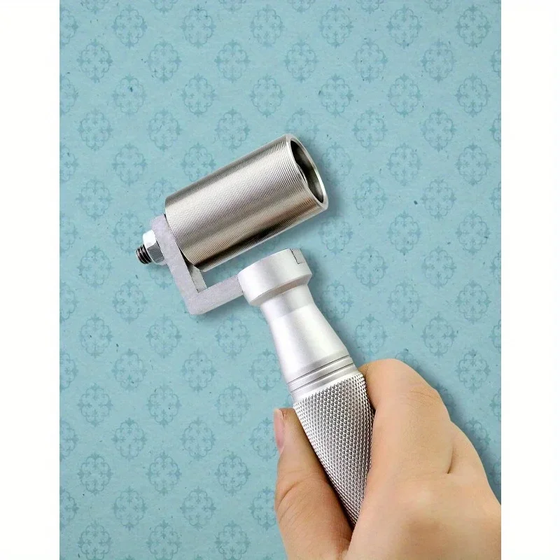 Wałek do łączenia tapet ze stali nierdzewnej, narzędzie do tapetowania, wałek płaski do łączenia, narzędzie do malowania, 1 sztuka