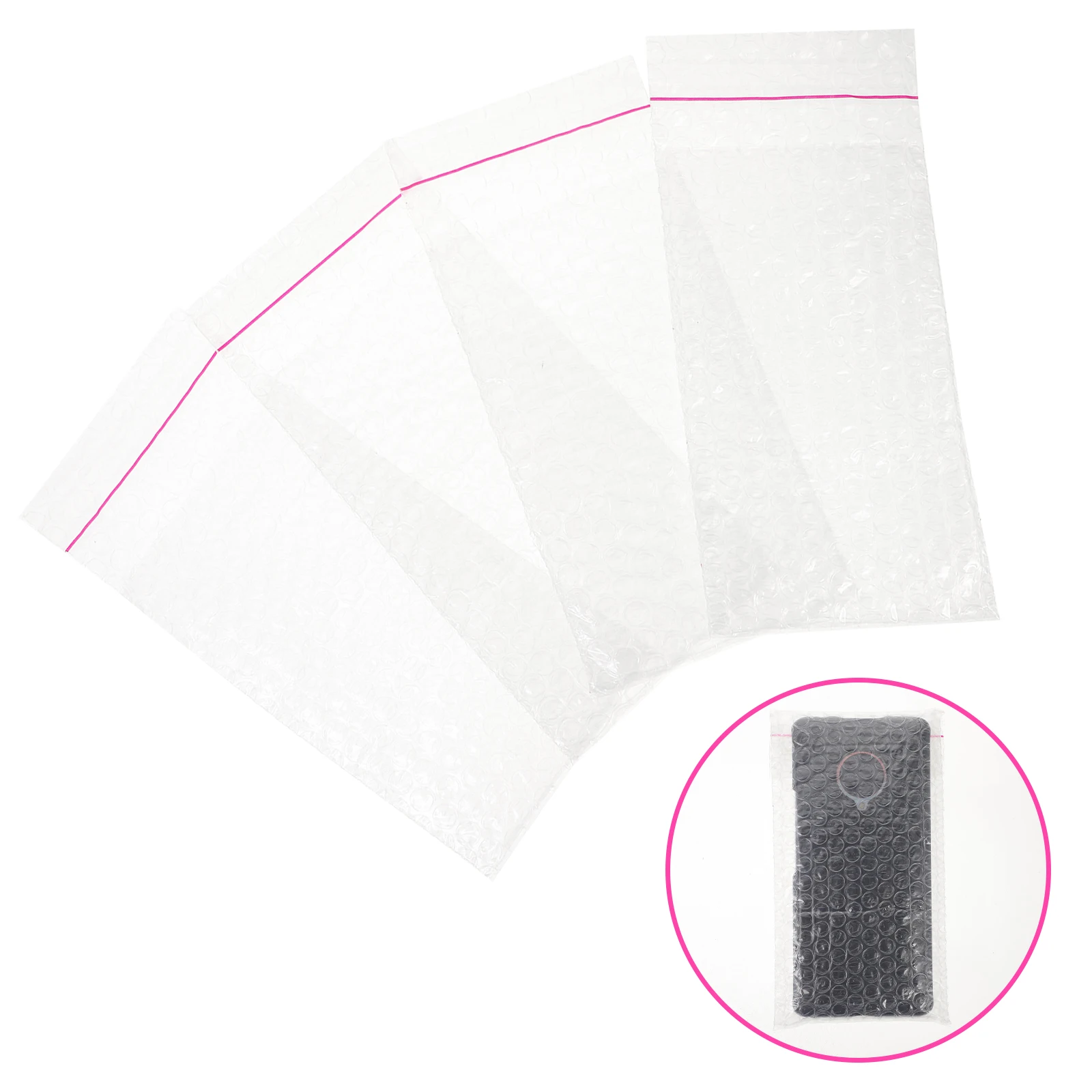 

50 Pcs Shockproof Bubble Bag Bubbles Envelopes Shipping Mailers Packaging Wraps